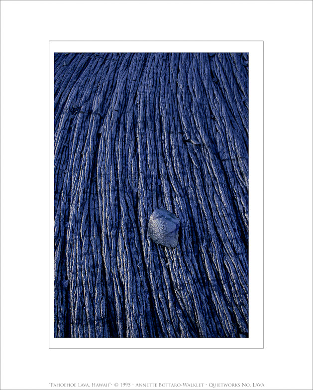 Pahoehoe Lava, Hawaii, 1995