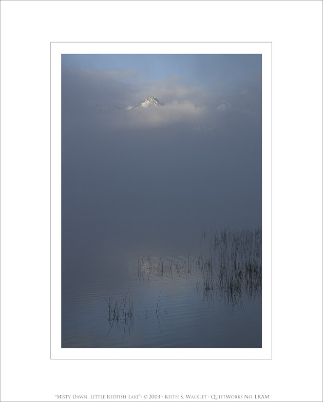 Misty Dawn, Little Redfish Lake, 2004