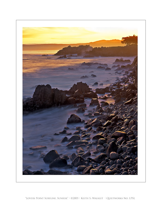 Lovers Point Surfline, Sunrise, 2005