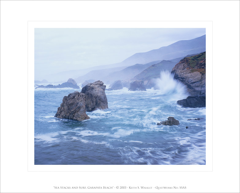 Sea Stacks and Surf, Garapata Beach, 2003