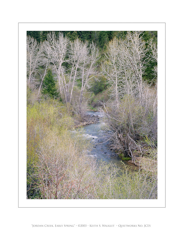 Jordon Creek, Early Spring, 2003