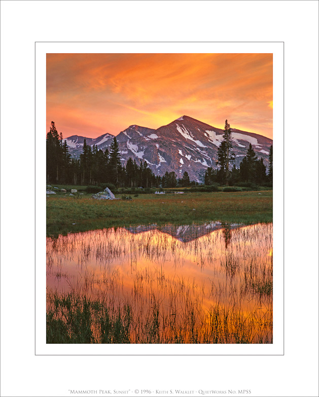 Mammoth Peak, Sunset, 1996
