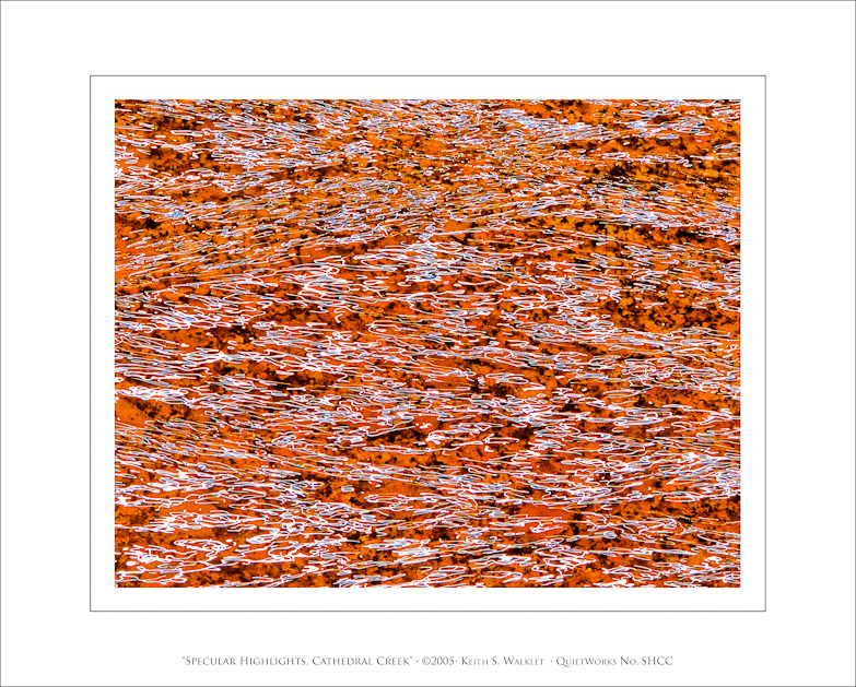 Specular Highlights, Cathedral Creek, 2005