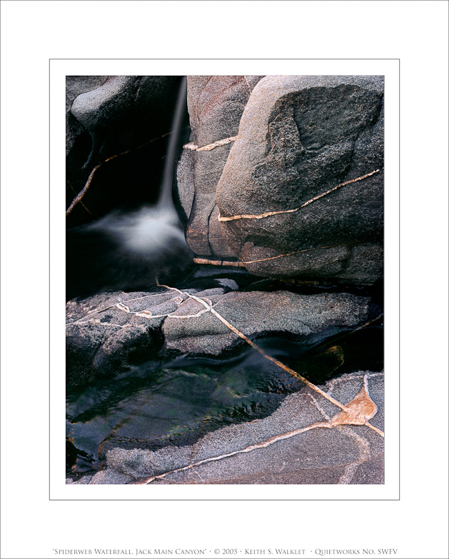 Spiderweb Waterfall, Jack Main Canyon, 2005