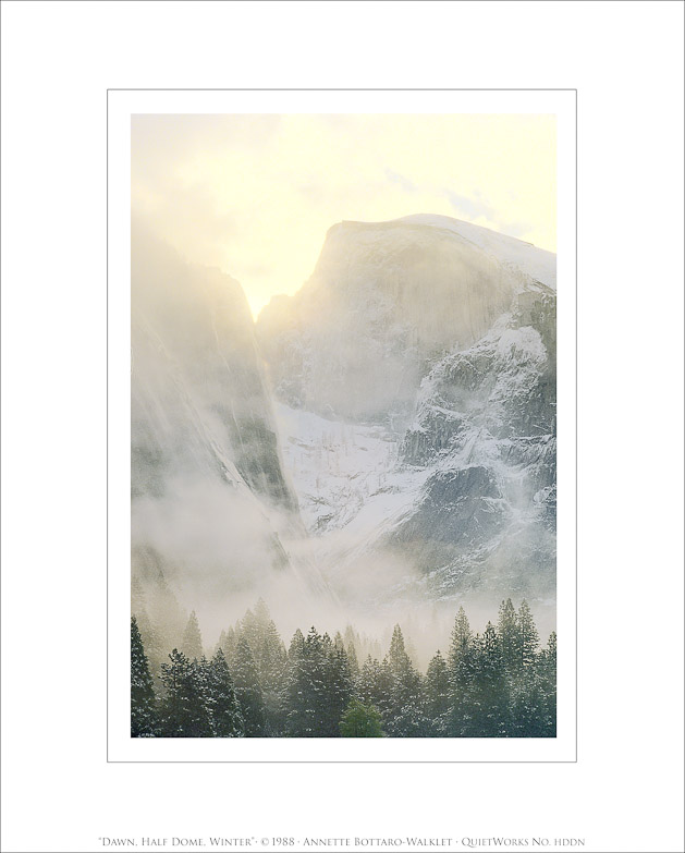 Dawn, Half Dome, Winter, 1988