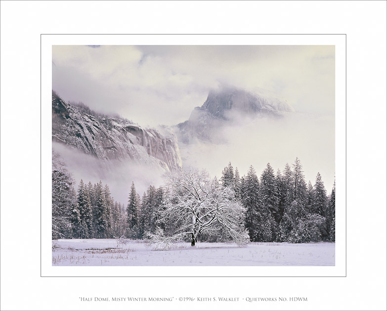 Half Dome, Misty Winter Morning, 1996