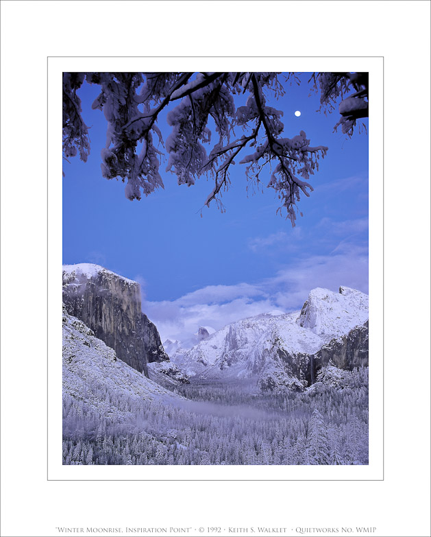 Winter Moonrise, Inspiration Point, 1992